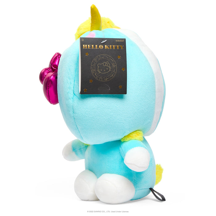 Sanrio Kidrobot Hello Kitty Zodiac Capricorn plush, medium-sized soft toy featuring detailed Capricorn design and signature style.