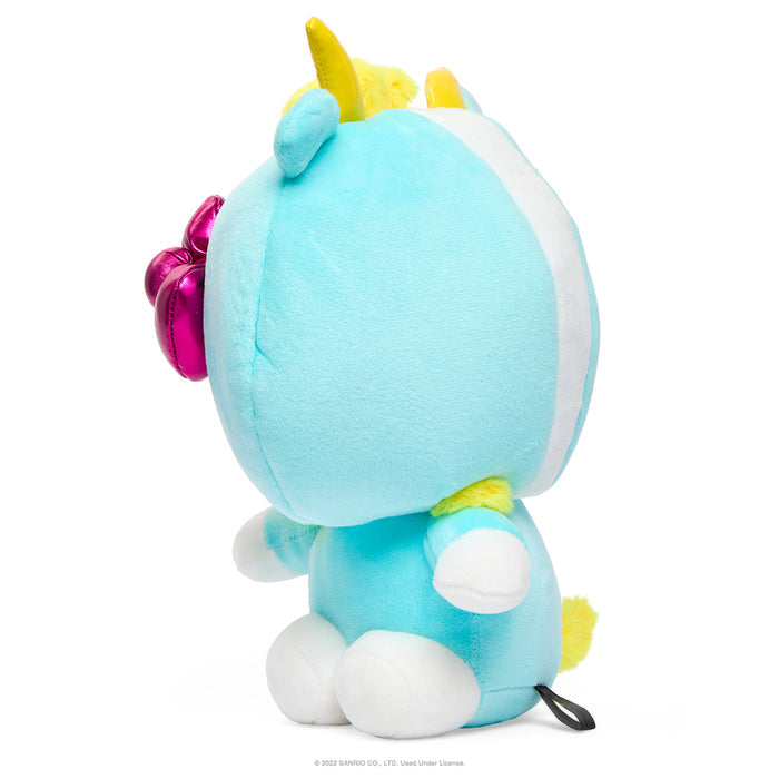 Sanrio Kidrobot Hello Kitty Zodiac Medium Plush Capricorn Edition featuring a soft plush toy of Hello Kitty with Capricorn zodiac design
