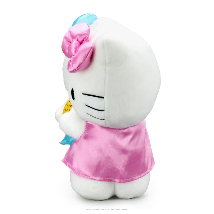 Sanrio Kidrobot Hello Kitty Zodiac Medium Plush Gemini Edition featuring a soft plush toy with Gemini-themed design and details.