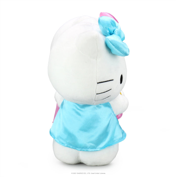 Sanrio Kidrobot Hello Kitty Zodiac Medium Plush Gemini Edition featuring a soft plush kitten with Gemini-themed details