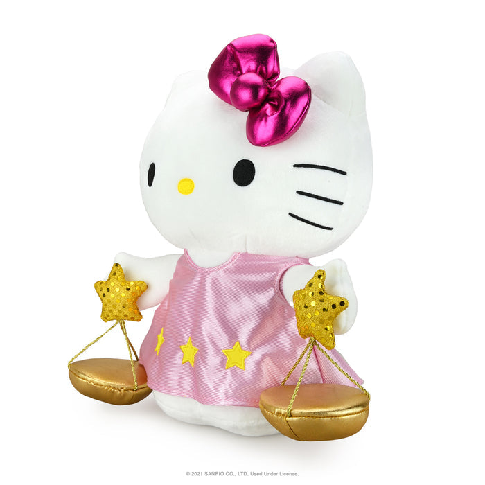 Sanrio Kidrobot Hello Kitty Zodiac Libra plush toy, medium-sized soft plush representing the Libra constellation.
