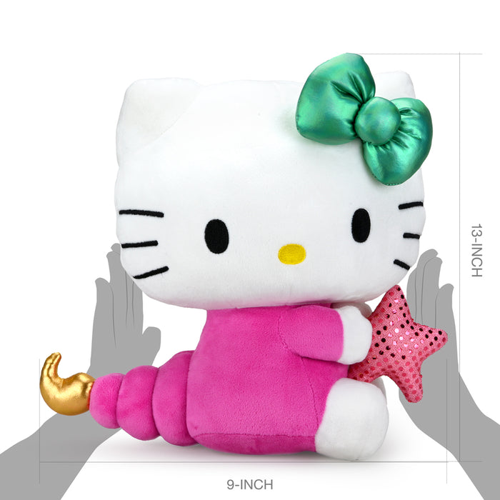 Sanrio Kidrobot Hello Kitty Zodiac Medium Plush Scorpio Edition featuring a soft plush figure of Hello Kitty with Scorpio-themed details.