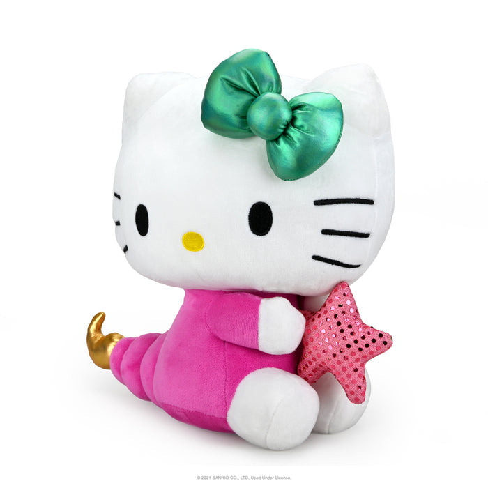 Sanrio Kidrobot Hello Kitty Zodiac Medium Plush in Scorpio edition, soft plush toy featuring Hello Kitty with Scorpio zodiac design.