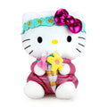 Sanrio Kidrobot Hello Kitty Zodiac Virgo plush toy, medium size, soft and cuddly plush featuring Virgo constellation design.