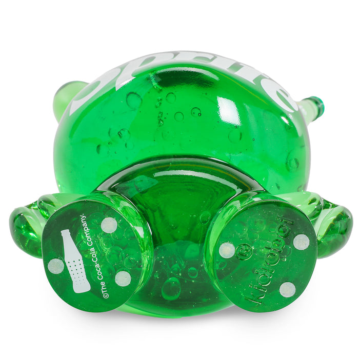 Limited edition Kidrobot Coca-Cola Sprite 8-inch resin Dunny art figure, showcasing vibrant design and collectible craftsmanship.