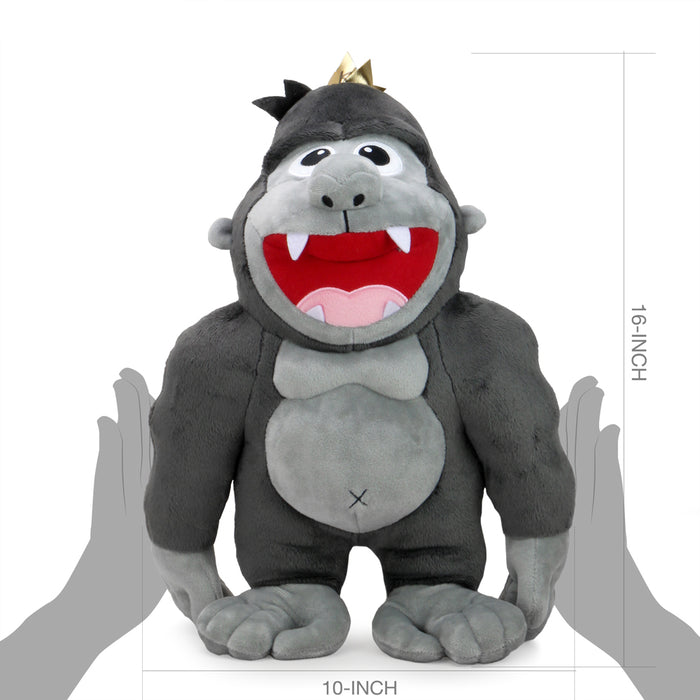 Kidrobot King Kong HugMe vibrating plush toy, soft and cuddly King Kong plush with vibrating feature for comfort.