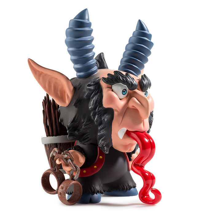 5-inch Krampus Dunny art figure by Scott Tolleson featuring detailed design and festive holiday-themed character.
