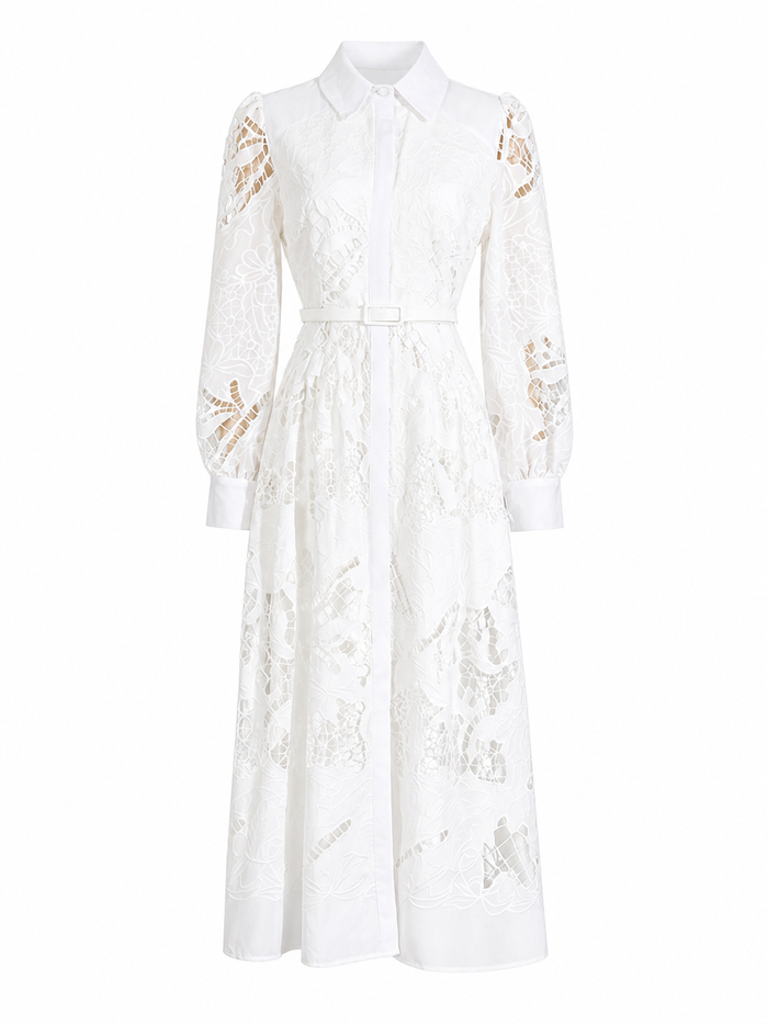 Lace Shirt Dress - Grace