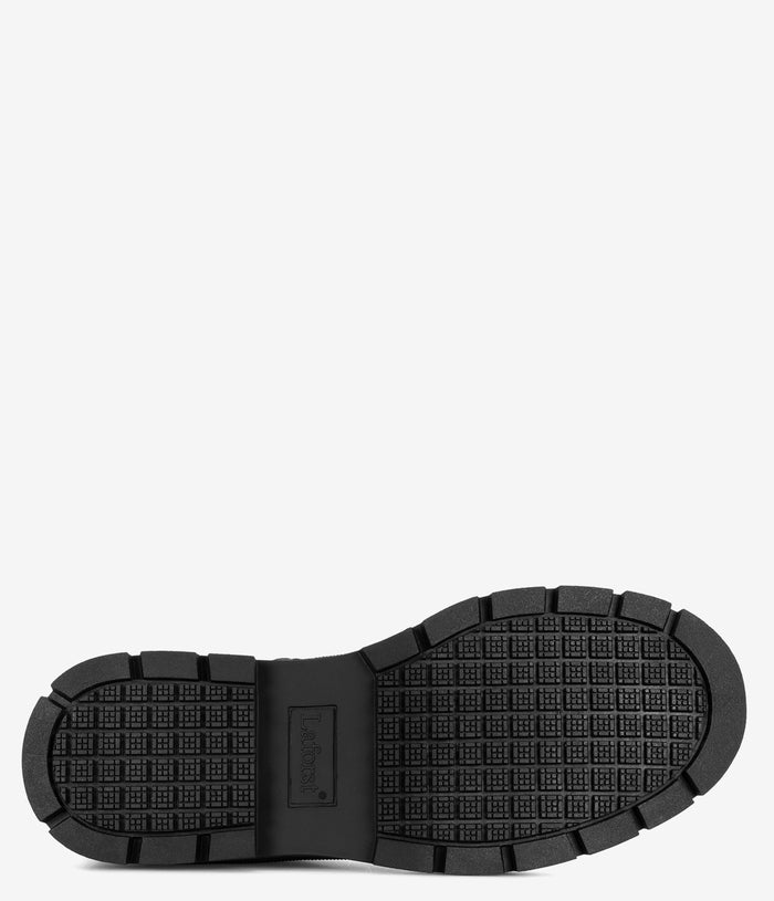 Laforst Skylar Side Zip Slip Resistant Chukka Boot - Black