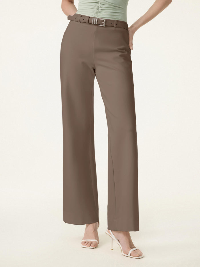 Pants-Regular / Coffee Brown