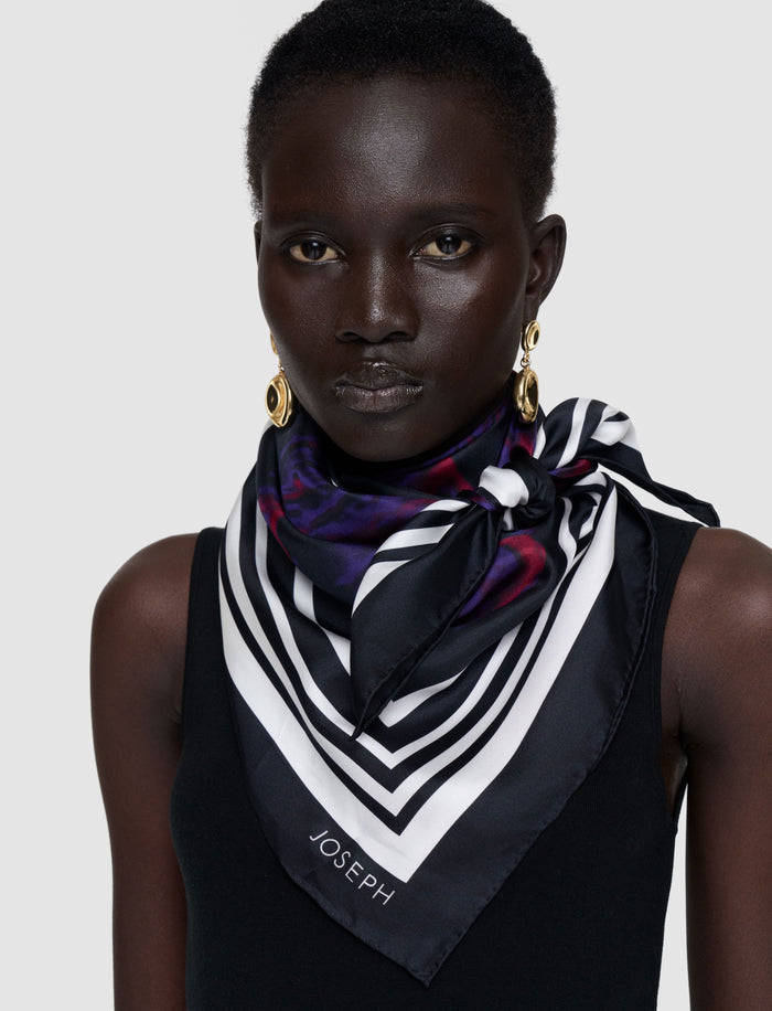 Layla Large Silk Scarf