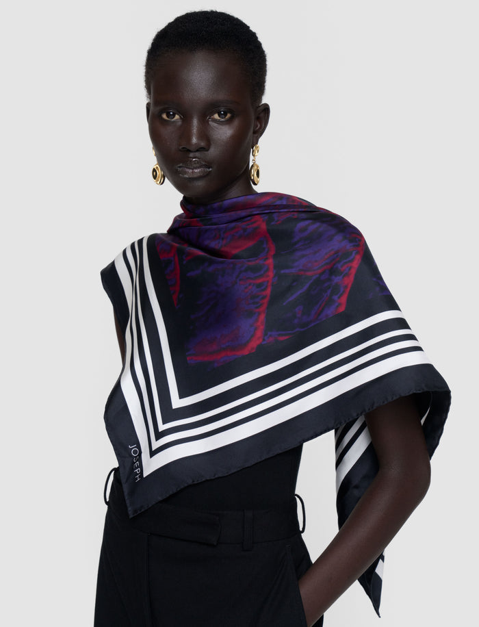 Layla Large Silk Scarf
