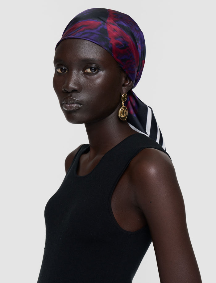 Layla Large Silk Scarf