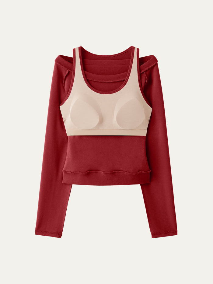 OGLmove LiteWarm Multi-Wear Layering Bra Top