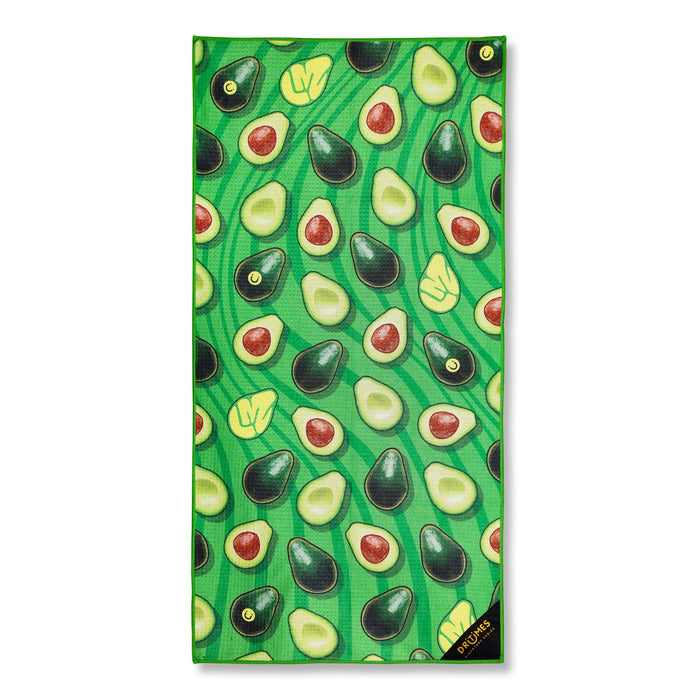 Logan Martin Signature Sport Towel- Green and Gold Avo