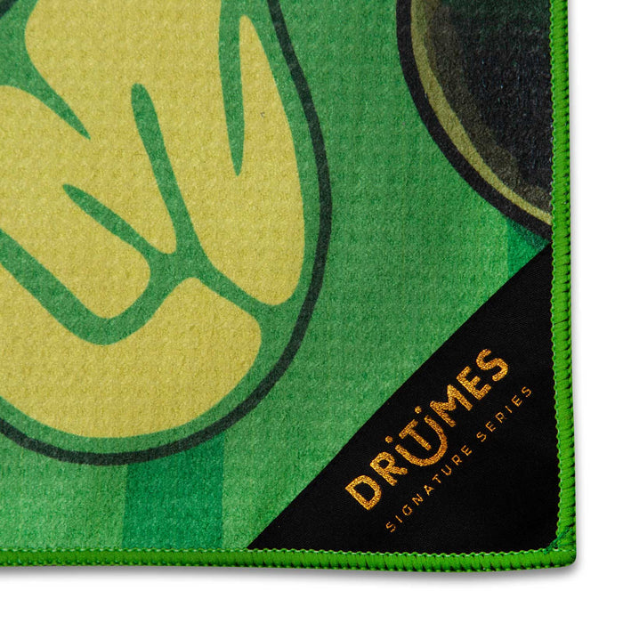 Logan Martin Signature Sport Towel- Green and Gold Avo