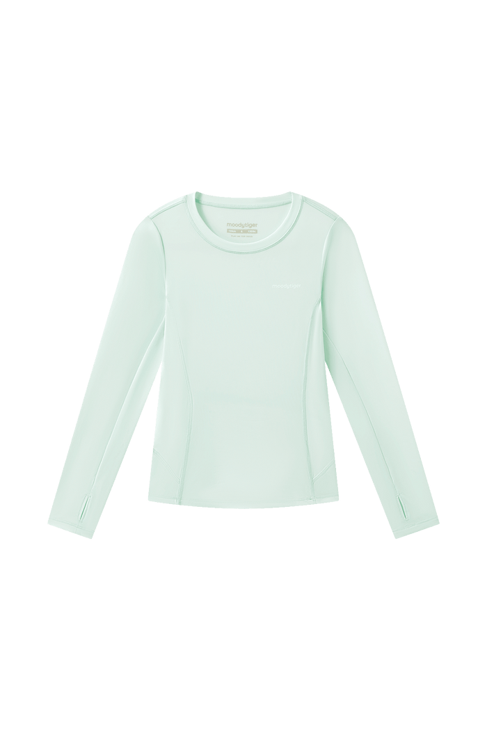 Long Sleeve Sport Tee **Blue Glass**