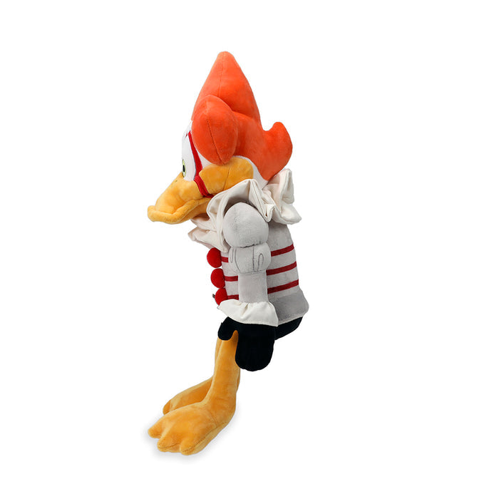 Looney Tunes Daffy Duck as Pennywise 13-inch plush toy, featuring Daffy dressed as Pennywise the clown from IT.