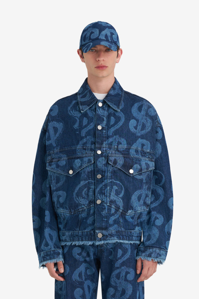 LOOSE DENIM JACKET ANDY WARHOL