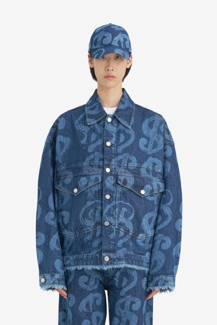 LOOSE DENIM JACKET ANDY WARHOL