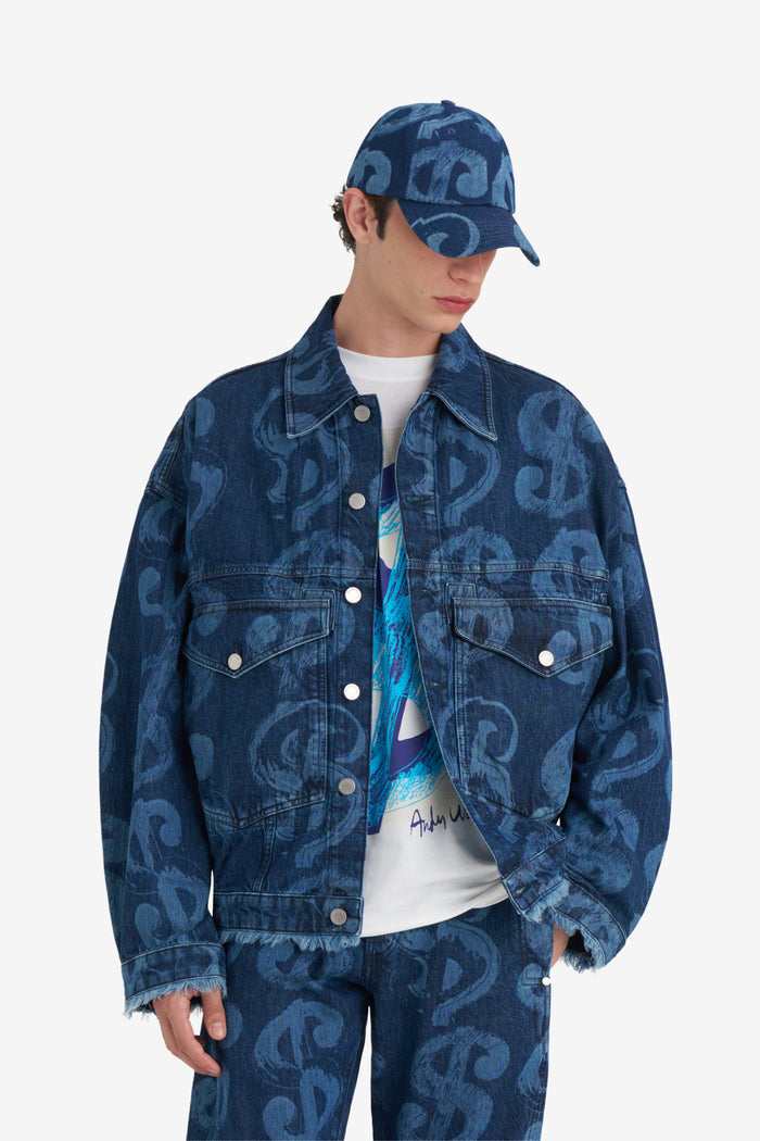 LOOSE DENIM JACKET AW 42 / BLUE