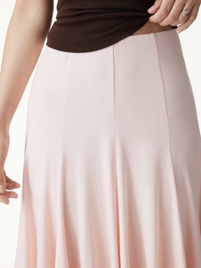 OGLmove Lyocell Mermaid Hem Knee-Length Skirt