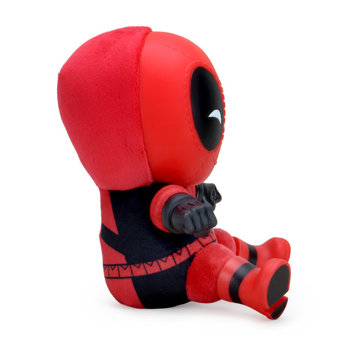 Marvel Deadpool Roto Phunny Plush by Kidrobot, soft plush toy featuring Deadpool character from Marvel comics.