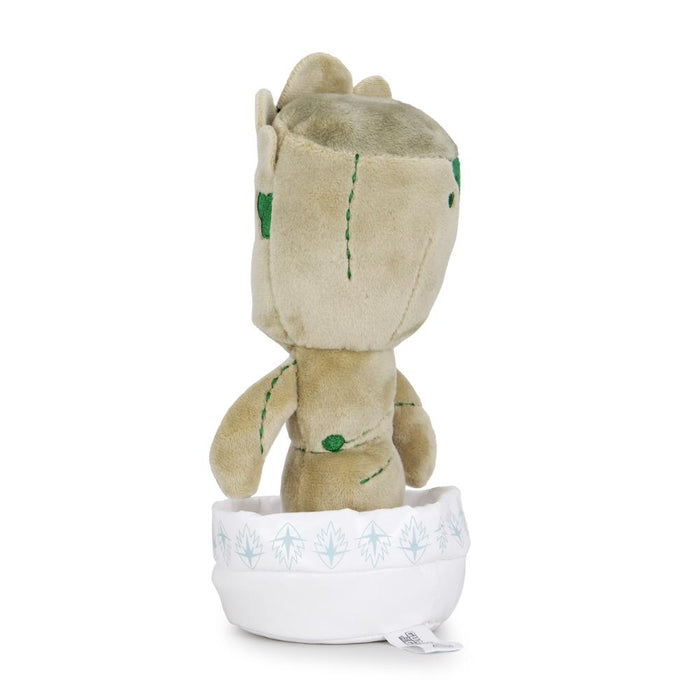 Marvel Baby Groot plush in pot, 8-inch Phunny plush from Guardians of the Galaxy, featuring soft fabric and detailed character design.