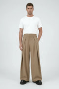 Men Premium Front Pleated Palazzo Pant-Front