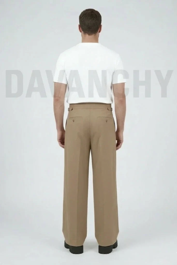 Premium Wedding and Formal Wear Pleated Pant-Back