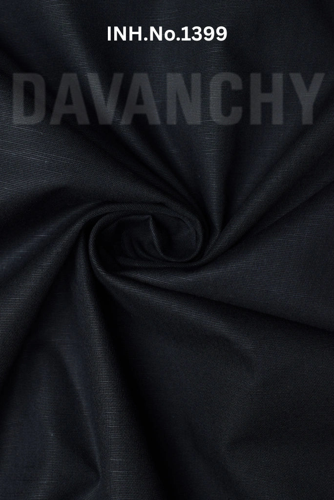 Black Linen Fabric INH.No.1399