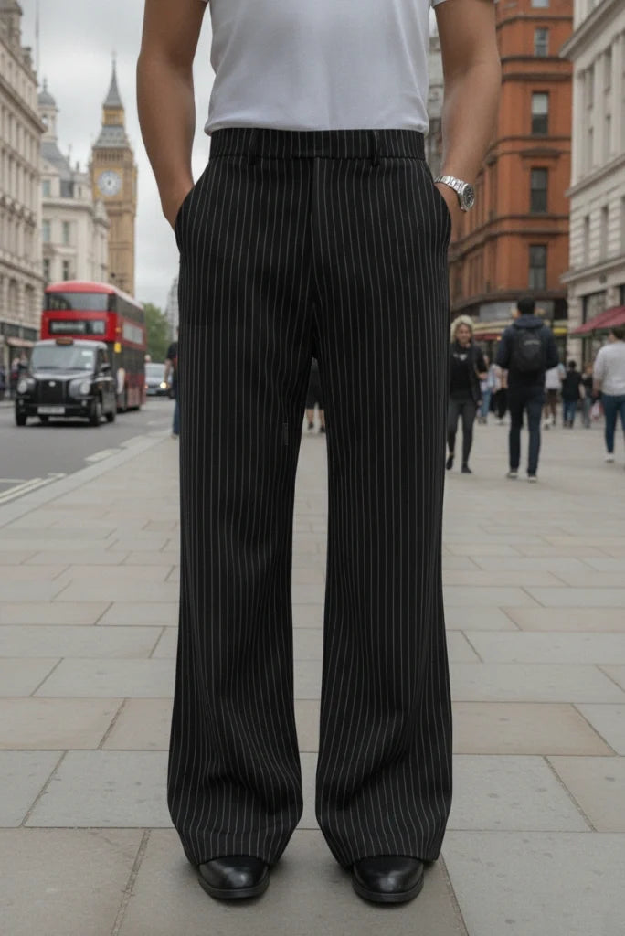 Men Premium Bootcut Formal Trouser-Front