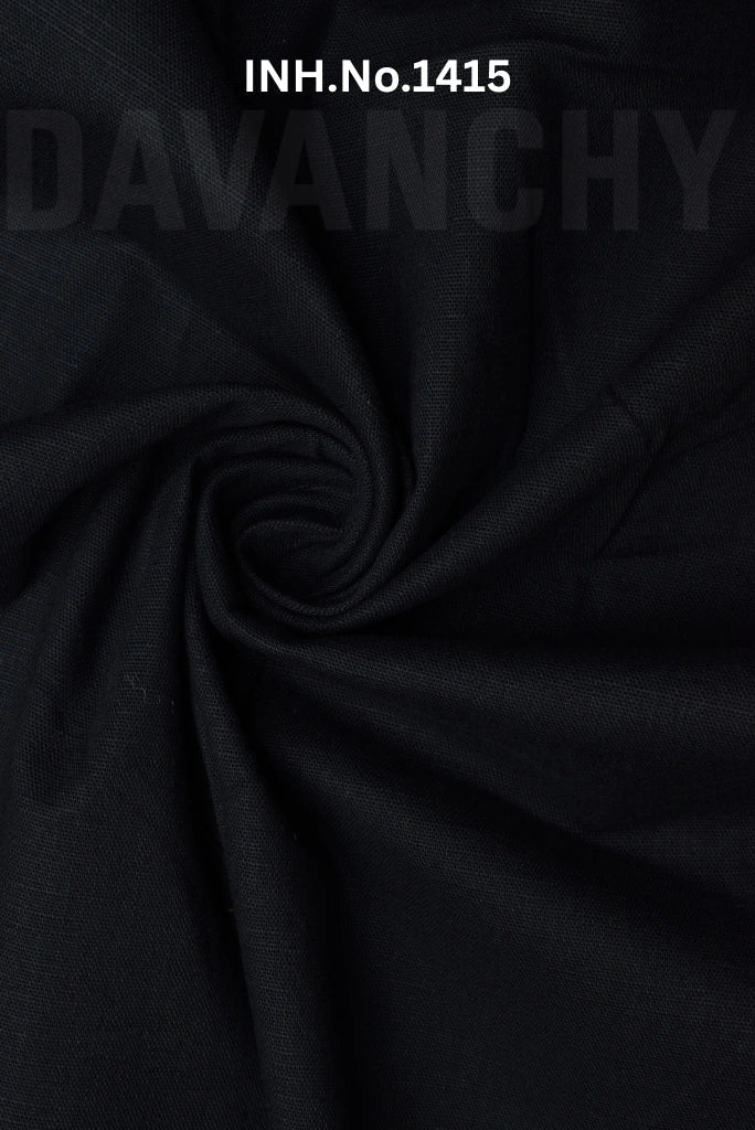 Black_Linen_Fabric_INH.No.1415