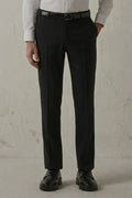 Men Formal Office Wear Black Pant-Front