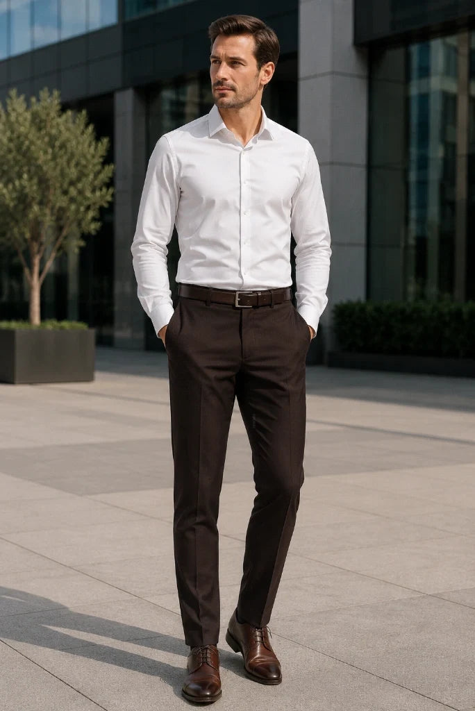 Men wedding and premium formal pant-Front
