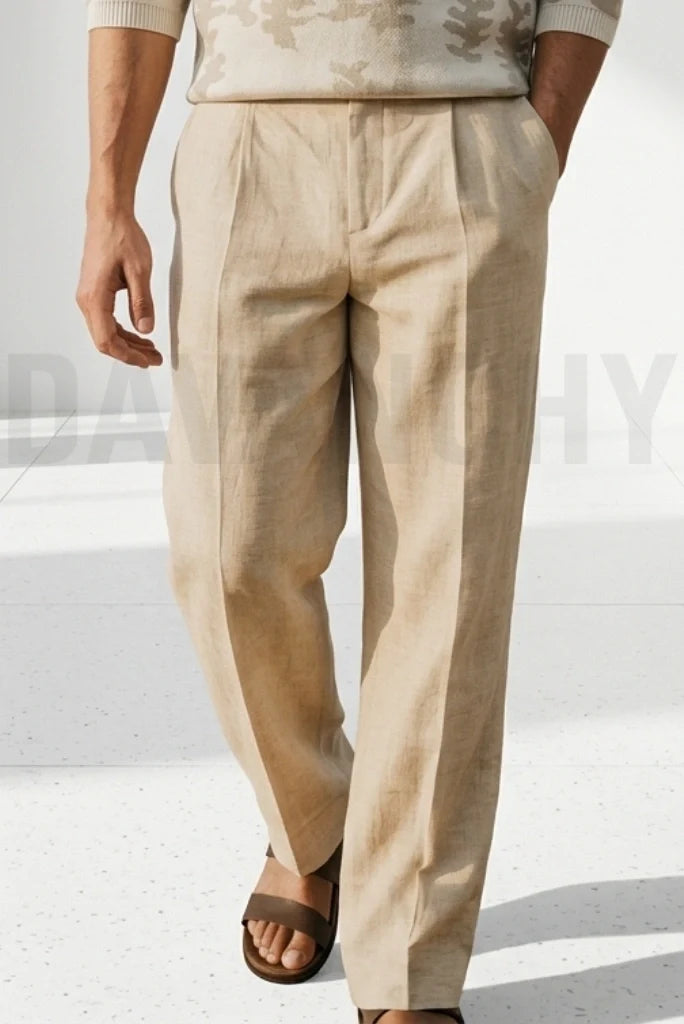 Stylish Summer Wear Linen Pant-Front