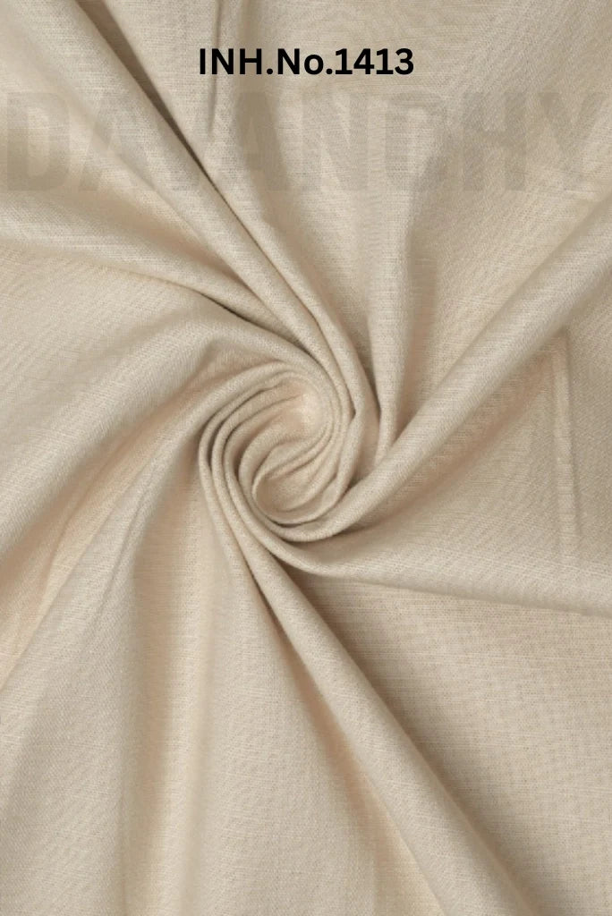 Cream Linen Fabric INH.No.1413