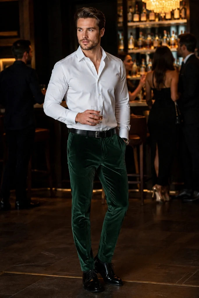 Men Premium party wear trouser for men-Front