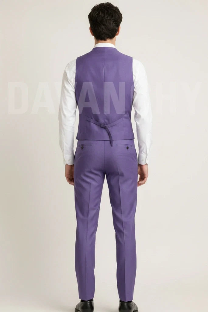 Premium Groomsmen Waistcoat Pant Set-Back