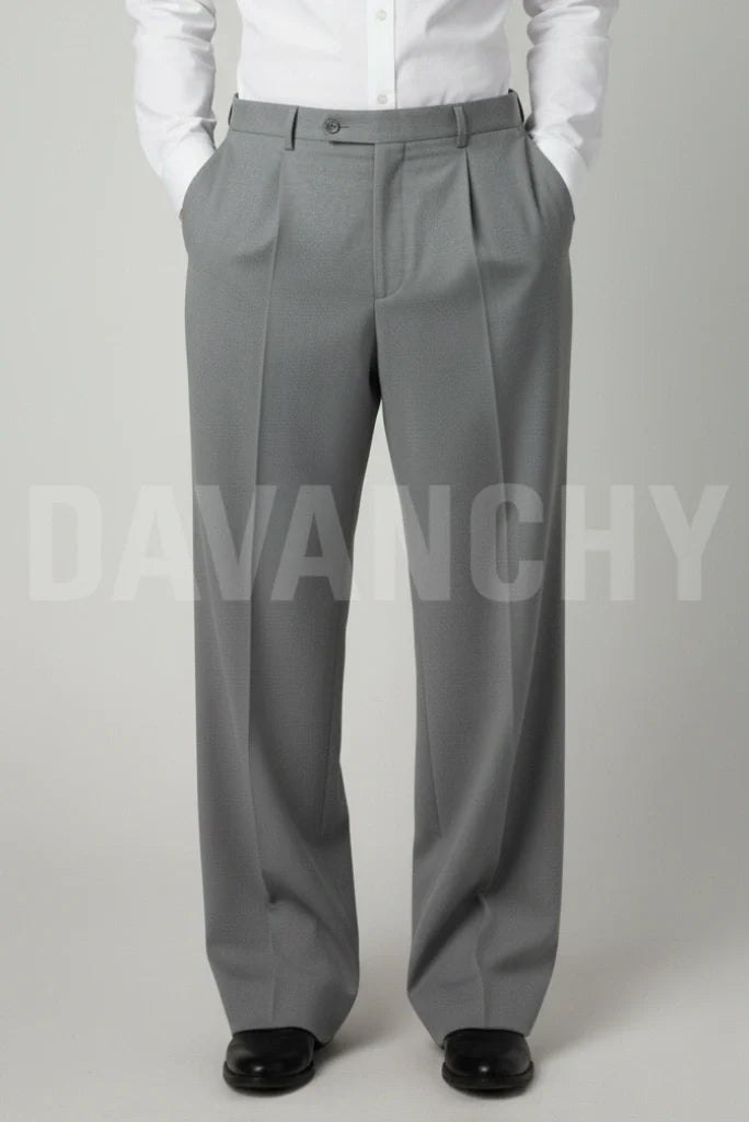 Men Premium Loose fit Grey Pant-Front