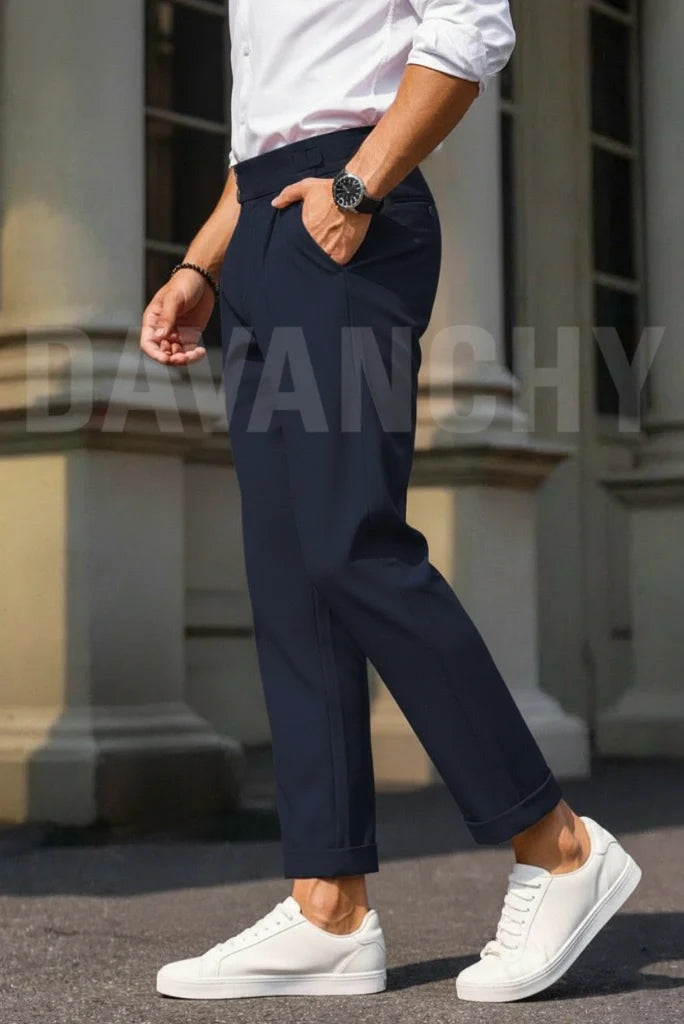 Premium Front Pleated Formal Trouser for men-Side
