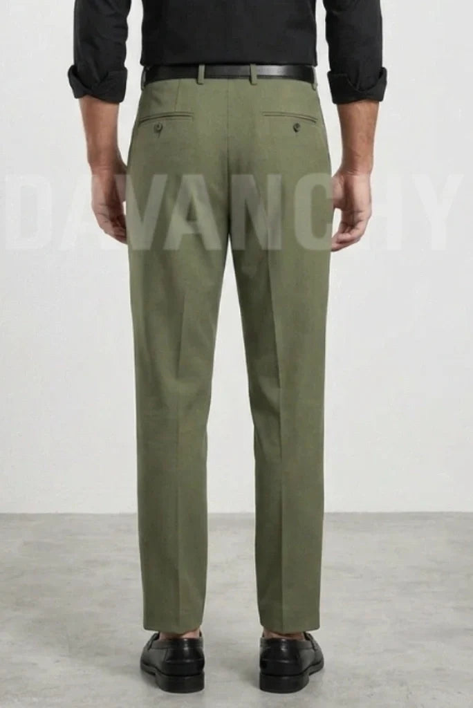 Daily Office Wear and Business Wear Trouser-Back