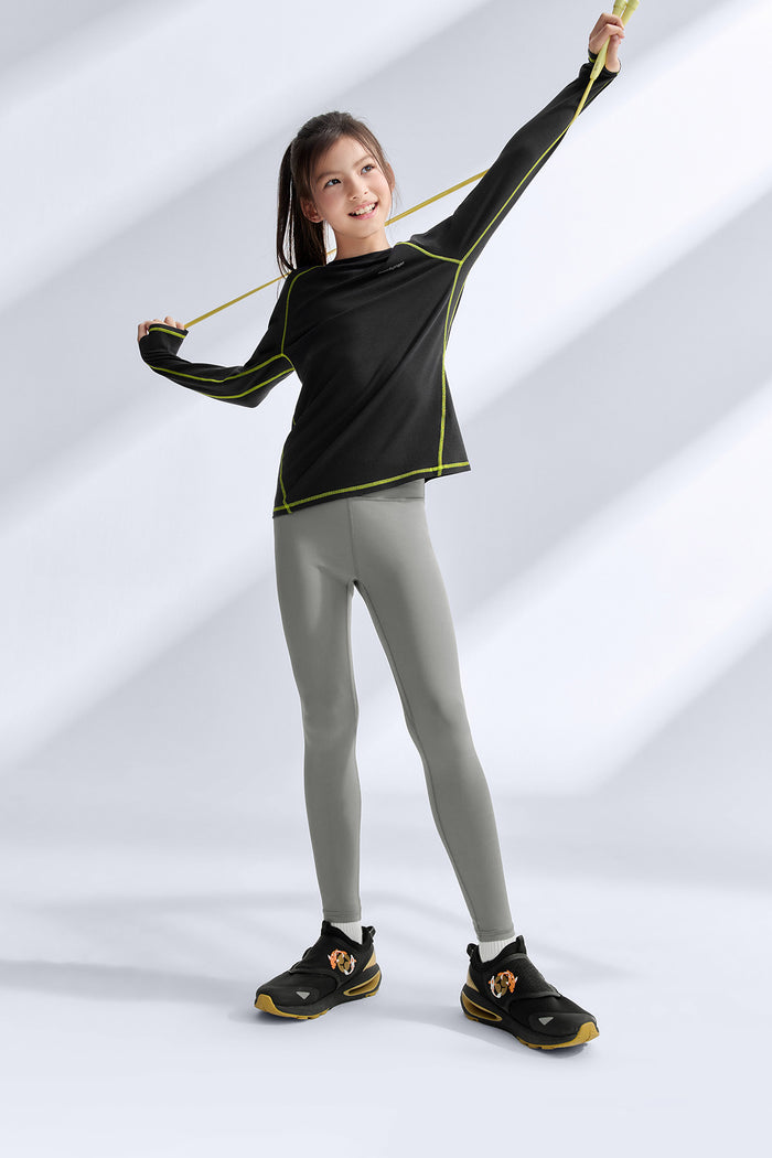 Long Sleeve Sport Tee **Charcoal Black**