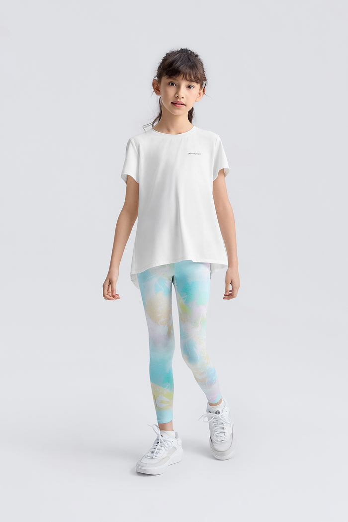 Mesh Open Back Tee **Cloud Dancer**