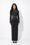 Midnight Sparkle Dress - Elegance