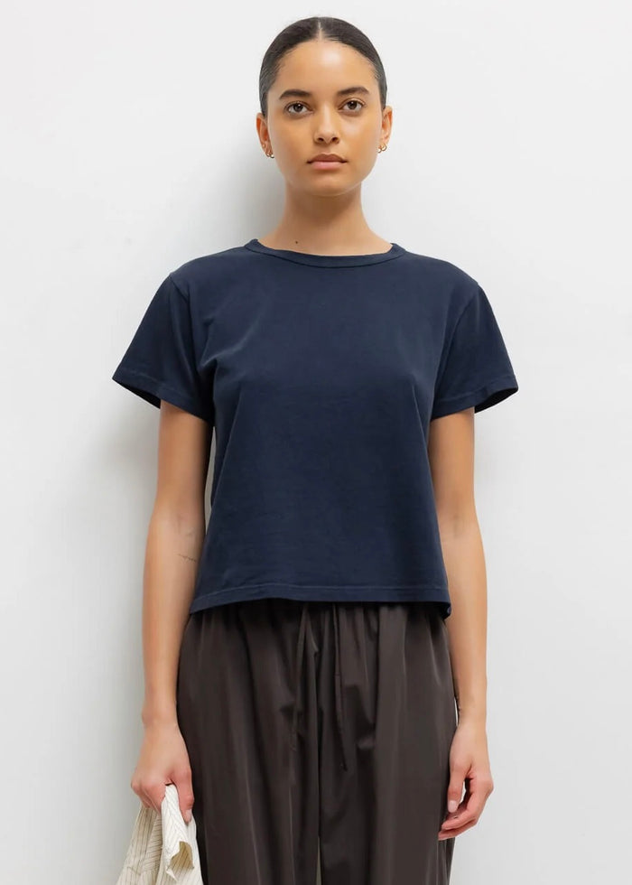 Milo Crop Tee (Midnight)