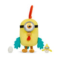 Large Minions Chicken plush by Kidrobot, soft and interactive with bright yellow fabric and detailed Minions character features.