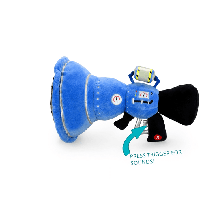 Minions Fart Blaster interactive plush by Kidrobot featuring a soft plush toy with sound effects from the Minions franchise.