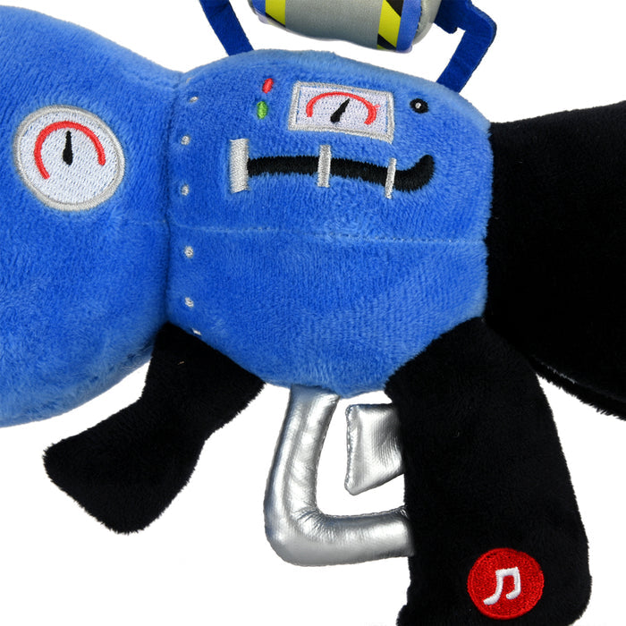 Minions Fart Blaster interactive plush by Kidrobot, soft plush toy with sound features, inspired by the Minions animated characters.