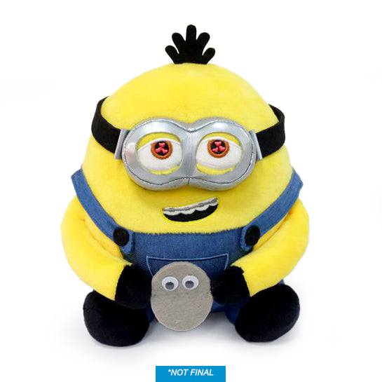 Minions: The Rise of Gru Otto Smitten Phunny Plush, soft and cuddly Minions character plush toy from the animated film.